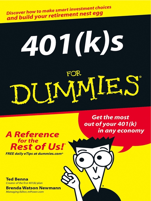 Title details for 401(k)s For Dummies by Ted Benna - Wait list